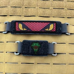 Parche de velcro táctico cabeza de serpiente – Para chaleco o mochila