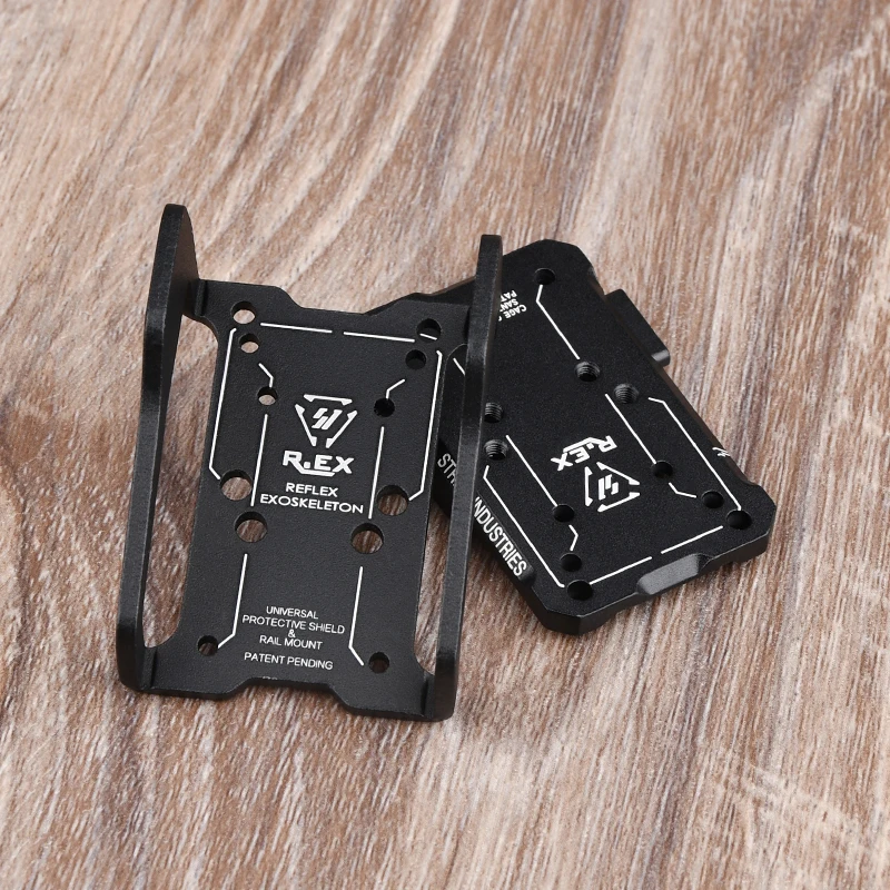 WADSN-mira táctica Universal de Metal con punto rojo, Base de mira réflex, arma de caza apta para riel Picatinny de 20mm - imagen 3