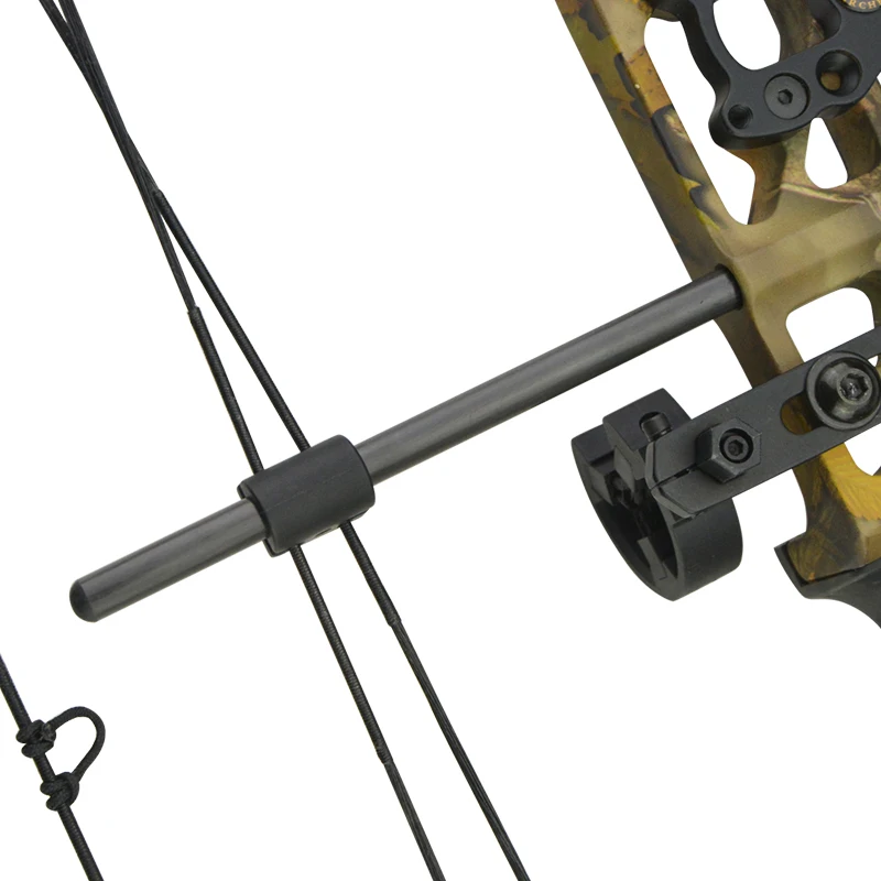 Separador compuesto de cuerda de arco de carbono, parada de cuerda, varilla de vibración, deslizamiento de Cable para disparar, entretenimiento, accesorios de caza - imagen 5