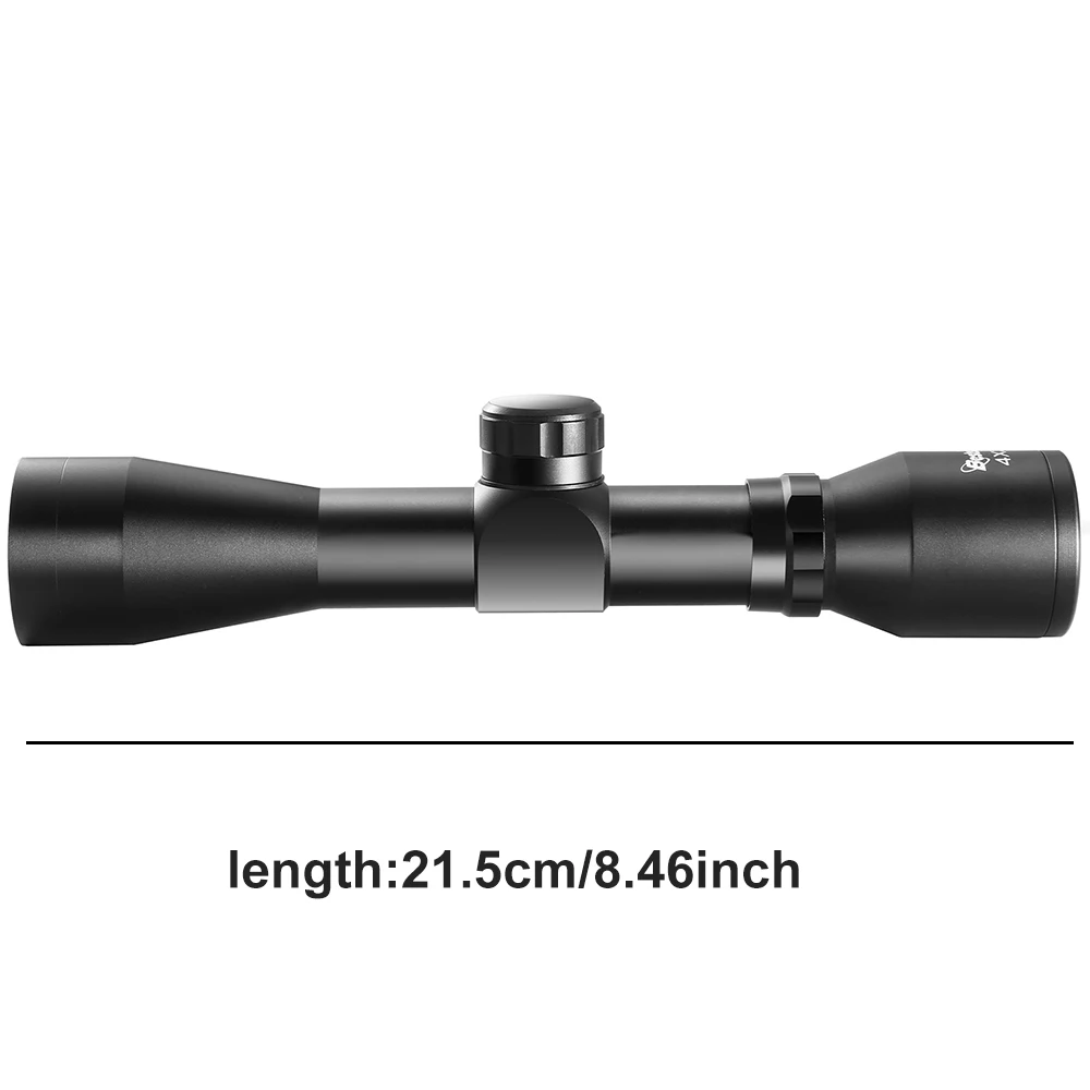 Mira compacta para Rifle 4X32, mira de caza con soporte para mira de 11mm/20mm - imagen 3