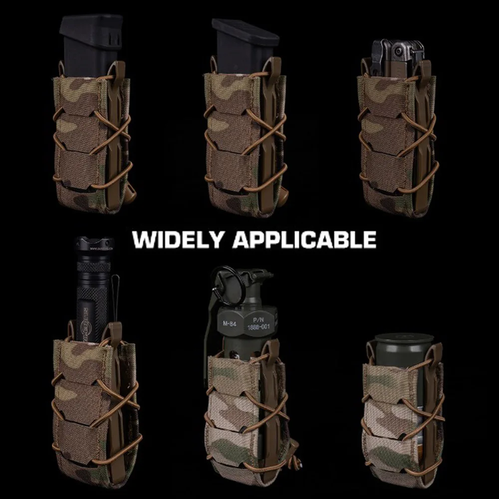 Bolsa táctica para revistas V2 Gen 2 Tiger, bolsa para pistola Mag de 9MM, bolsas para linterna Molle, soporte para antorcha, funda para cuchillo Airsoft de caza - imagen 3