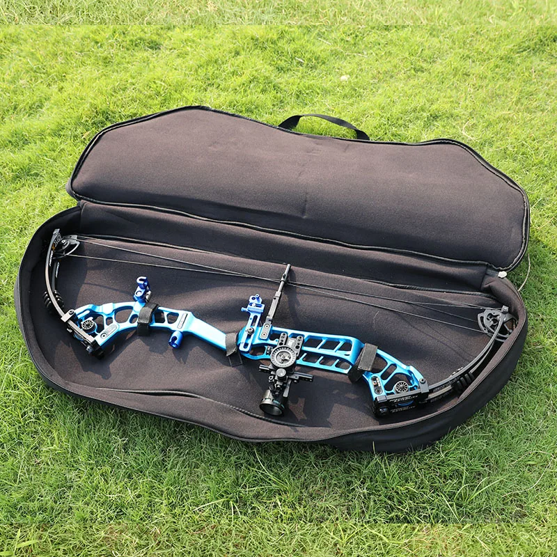 Bolsa de arco compuesto de tiro con arco, mochila con asa portátil para deportes al aire libre, entrenamiento de tiro, accesorios de caza, 1 unidad - imagen 4