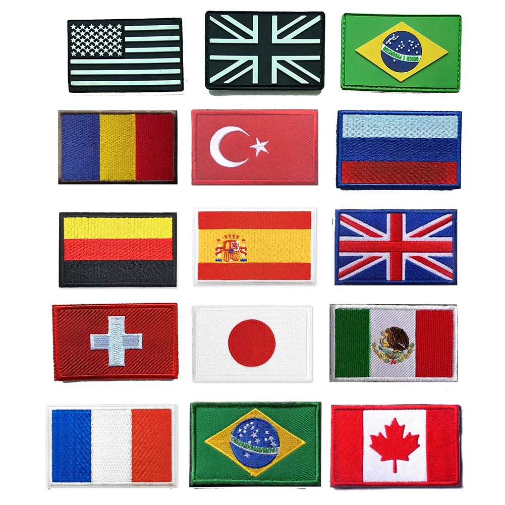 Parche táctico hombro bordado bandera Reino Unido sistema MOLLE