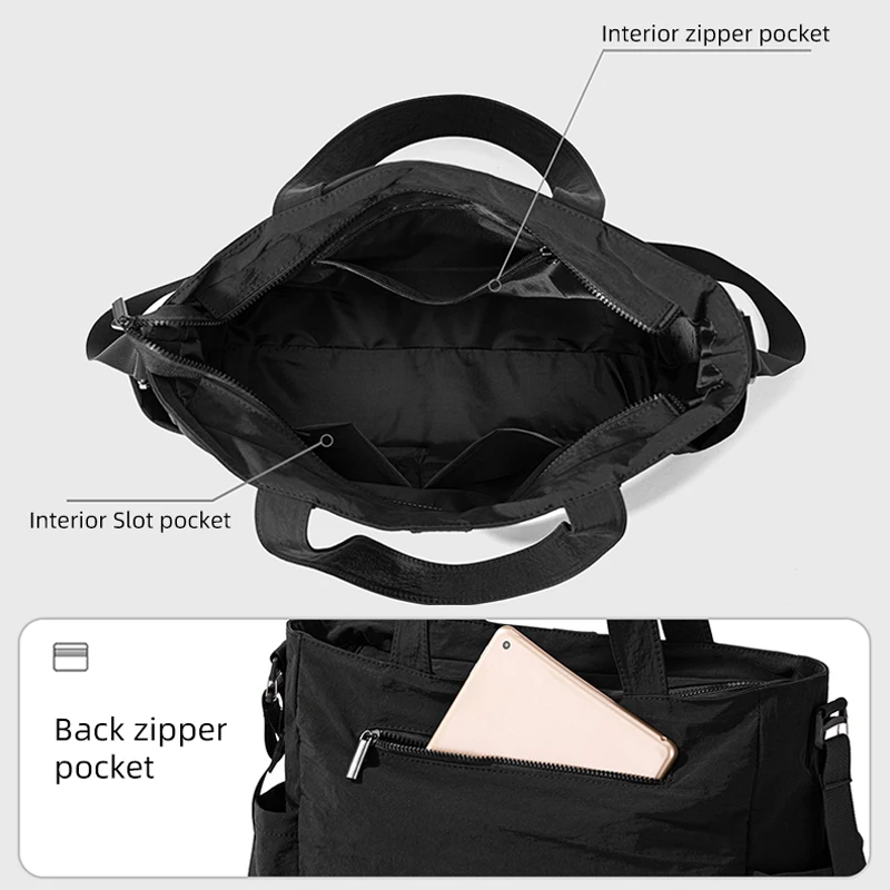 Bolsa de lona táctica bandolera para gym, viaje y camping aire libre - imagen 3