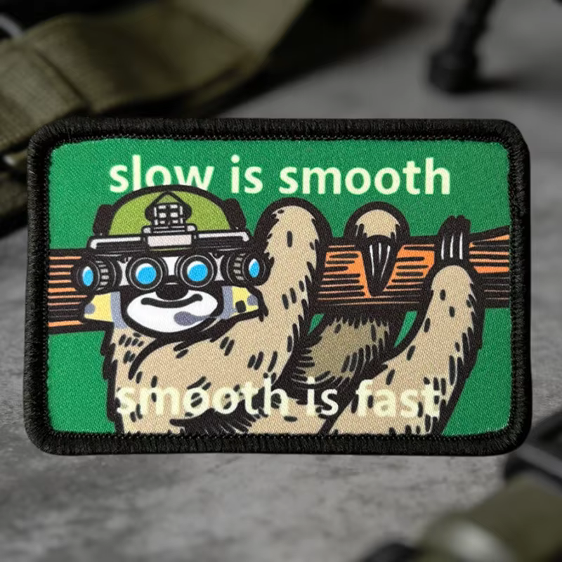 Parche moral táctica gancho y bucle Slow is Smooth – Mochila - imagen 4