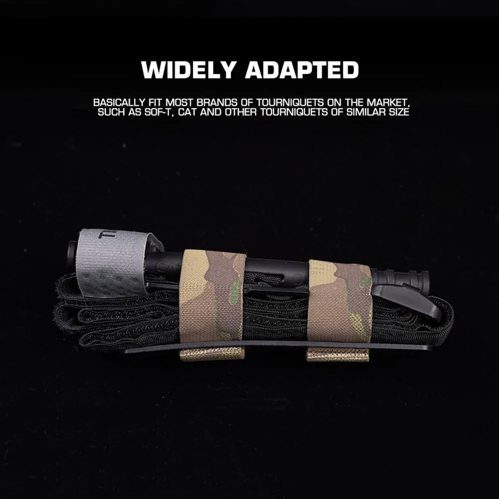 Soporte táctico para torniquete MOLLE, bolsa de retención TQ para SOF-T/C-A-T, caza al aire libre, Kit de primeros auxilios médico IFAK - imagen 3