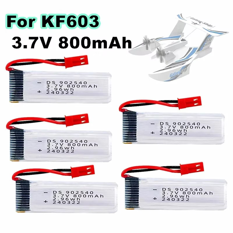Batería LiPo RC conector JST para dron y avión planeador