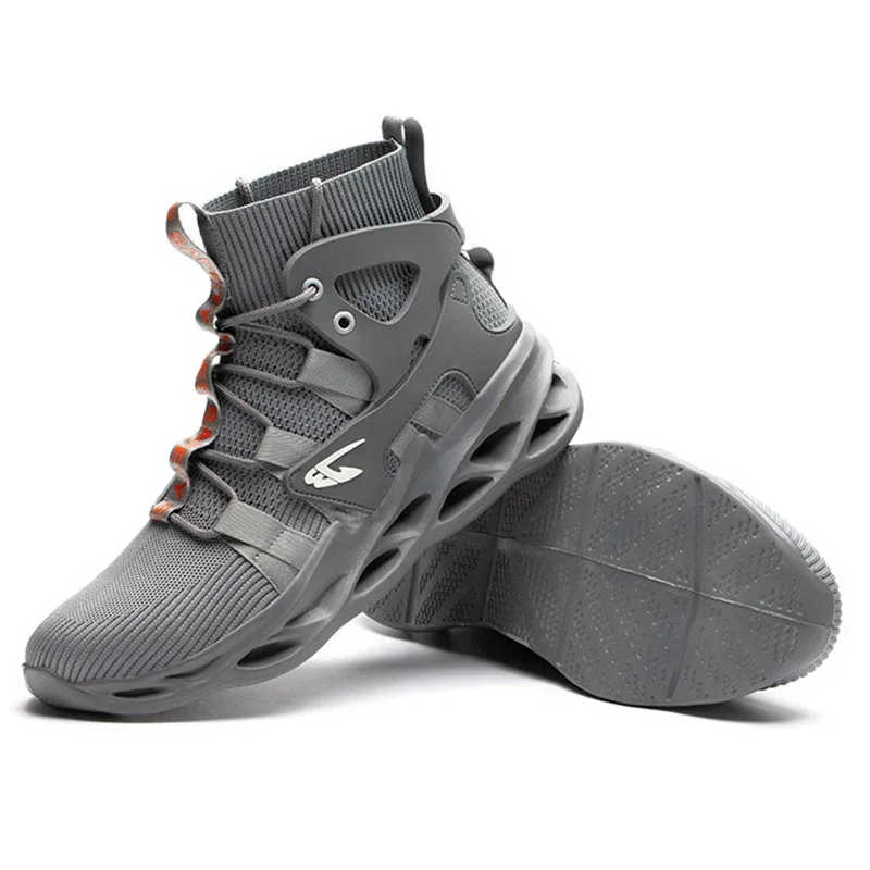 Zapatos de seguridad para el trabajo para hombre, zapatillas de trabajo antipinchazos, zapatos de trabajo firmes de alta calidad, botas ligeras para hombre, botas de seguridad - imagen 3