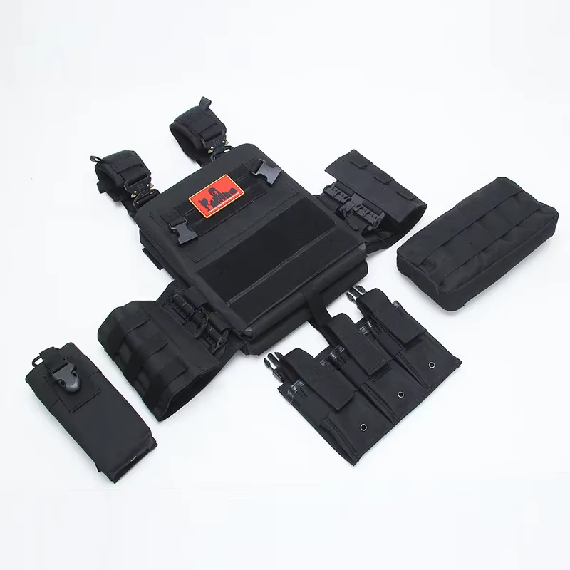 Chaleco táctico Steady Armour MOLLE de tela Oxford para placa cerámica - imagen 5