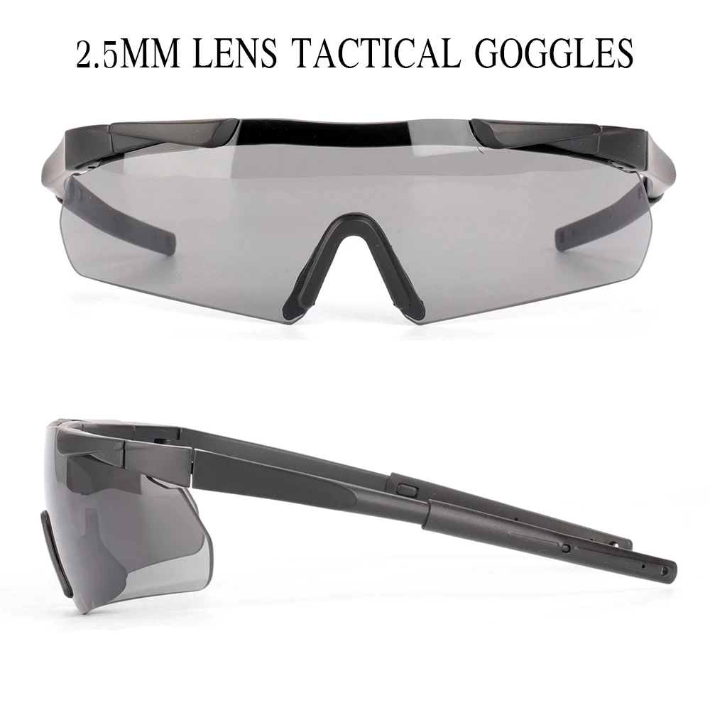 Gafas militares a prueba de balas para hombre, lentes Hd resistentes a los golpes, Uv400, para ciclismo al aire libre, para Tiro Táctico - imagen 4