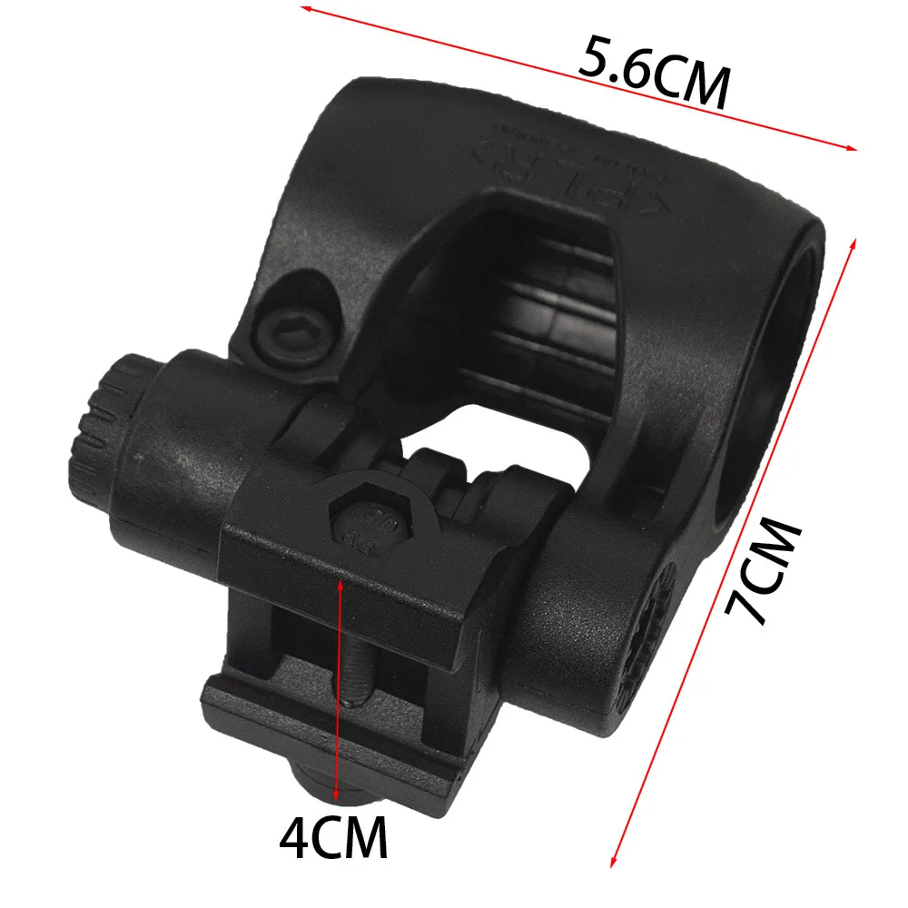 Nuevo soporte para linterna táctica desmontable rápido, Spinner de luz, Stents giratorios para casco MICH FAST - imagen 5