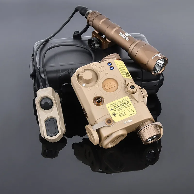 Wadsn PEQ15 IR Luz de relleno láser M600U linterna Set rojo verde azul punto PEQ-15 M600C Scout luz UNAxon interruptor Dual MLok Keymod - imagen 4