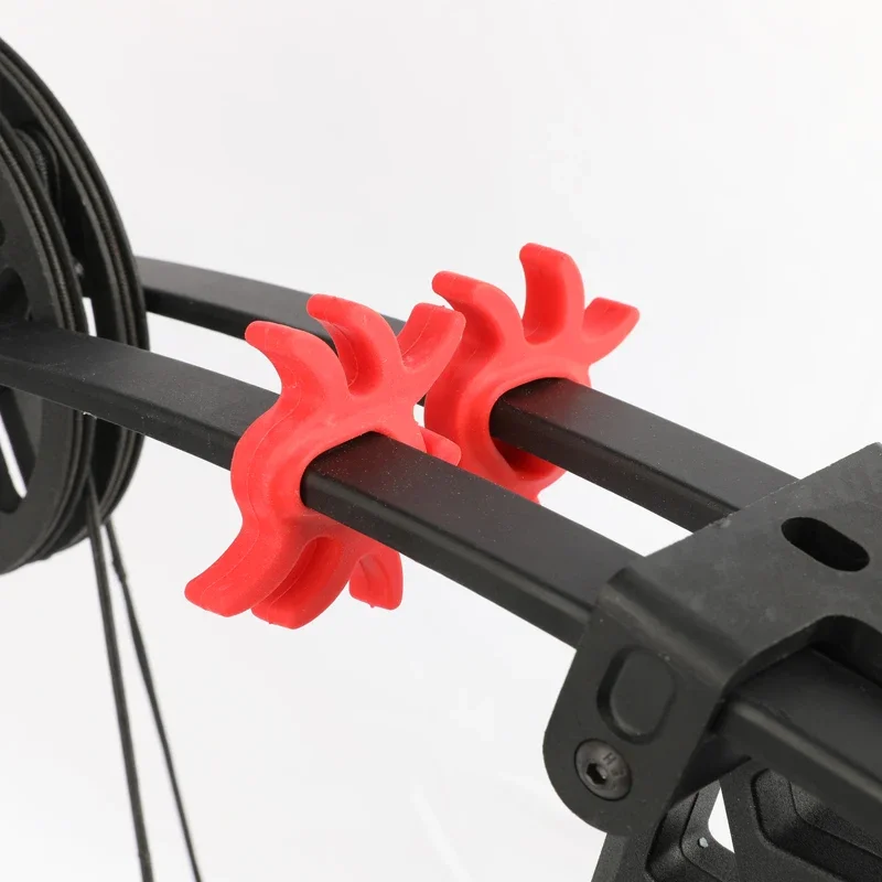 AME 4 Uds estabilizador de extremidades de arco dos métodos de instalación tiro con arco caza arco compuesto silenciador de goma amortiguador - imagen 4