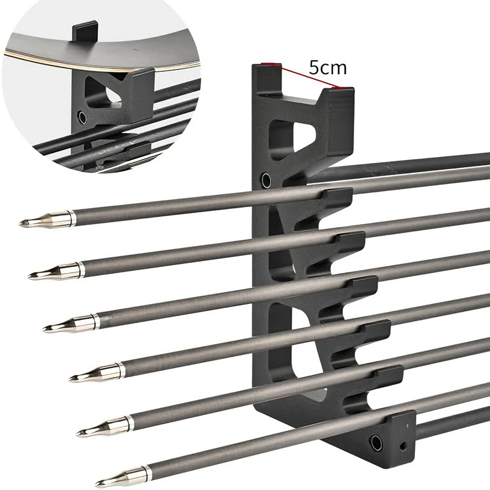 Estante de tiro con arco, estante de almacenamiento de arco y flecha, soporte de arco, soporte de flecha, colgador de arco de caza, descanso de flecha de tiro con arco - imagen 3