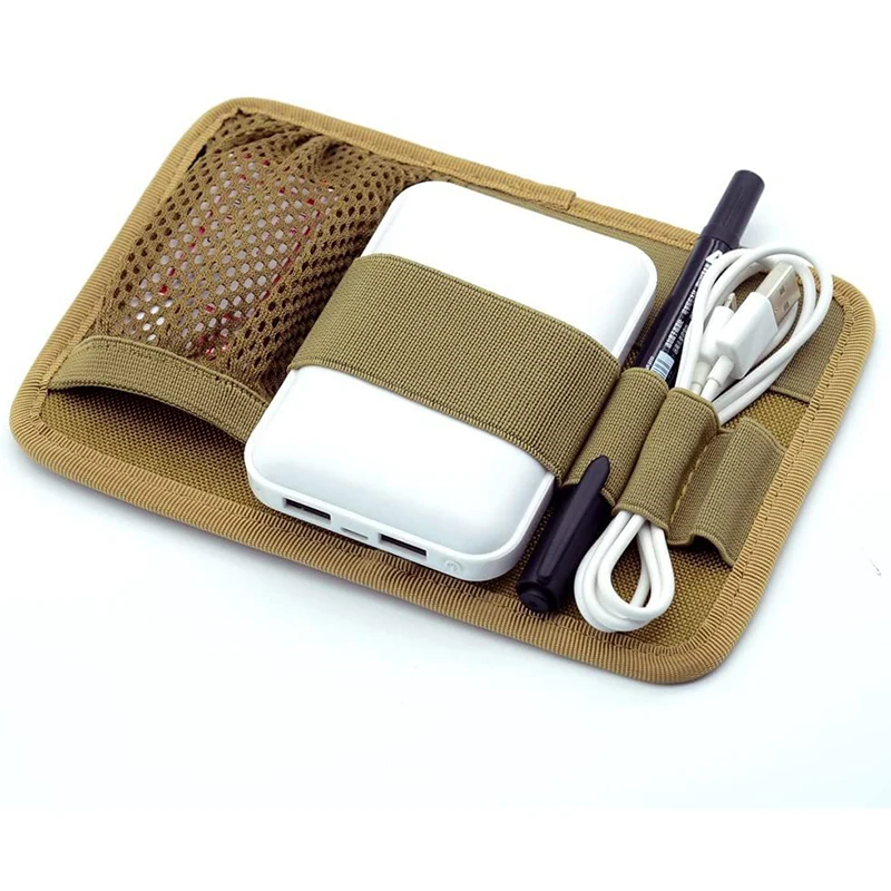 Bolsas tácticas insertar accesorios modulares equipo gancho bucle Panel soporte de separación interior bolsa utilidad EDC herramienta organizador de malla - imagen 5