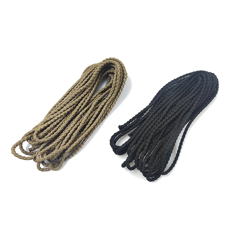 Cordón de bloqueo positivo de nailon antideslizante mate de 3 mm, 5 yardas para un atado seguro de la cabeza con cremallera: para proyectos al aire libre, camping y bricolaje - imagen 2