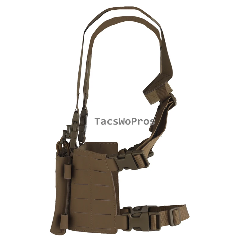 Equipo táctico de entrenamiento de tiro de campo, sistema MOLLE, plataforma de pecho Modular, chaleco Airsoft, bolsas, equipo portador - imagen 4
