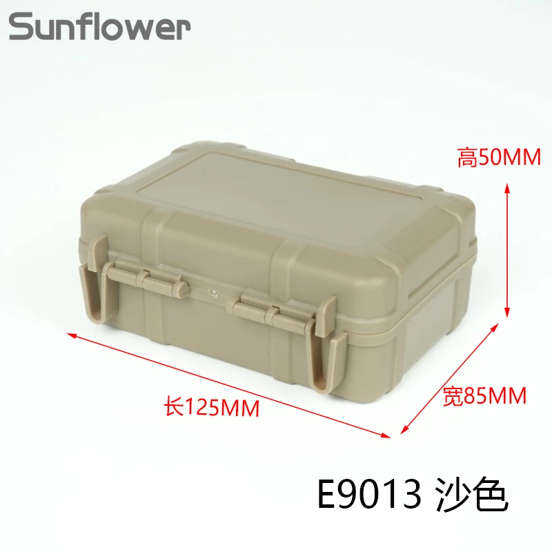 Caja de almacenamiento de herramientas de supervivencia táctica al aire libre, resistente a la presión, impermeable, anticaída, caja de almacenamiento portátil para exteriores - imagen 5