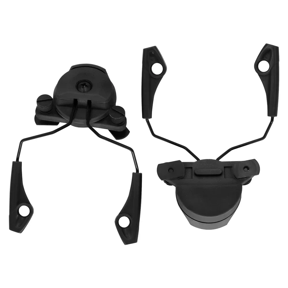 EXFI-Soporte táctico para auriculares, orejera de tiro electrónico, para deportes de impacto, ideal para el riel del casco - imagen 4