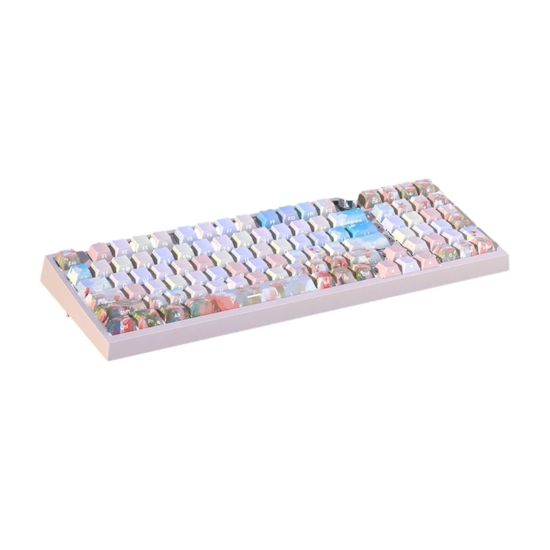 Teclas PBT doble disparo, teclas PBT subcamadas con tinte para 134 teclas para teclados mecánicos, color PBT - imagen 3