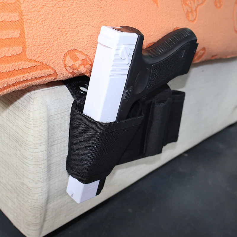 Funda táctica para asiento de coche con pistola oculta debajo del colchón, funda para silla, bolsa para tiro, caza, pistolas ocultas de nailon - imagen 2
