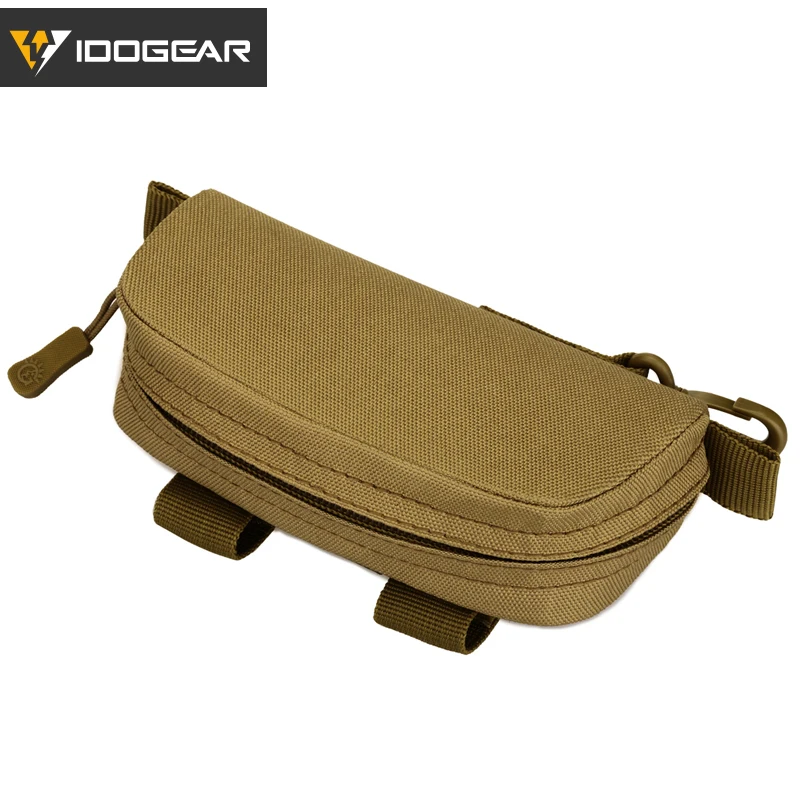 IDOGEAR-bolsa táctica Molle para gafas de caza, caja protectora a prueba de golpes, portátil, para exteriores, para acampar - imagen 4