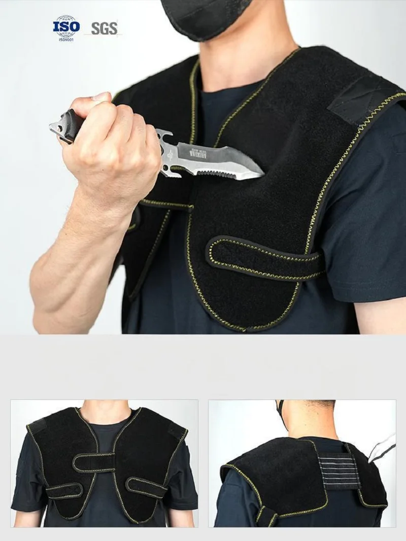 Almohadillas protectoras de hombros antipuñaladas SGS nivel 5, armadura resistente a cortes a prueba de pinchazos para seguridad táctica al aire libre - imagen 4