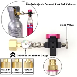 Adaptador de recarga CO2 Sodastream Terra DUO Art con kit calibre
