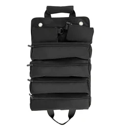 Bolsa de accesorios de hardware multibolsillo profesional de alta calidad, kit de herramientas multifuncional, bolsa de almacenamiento portátil enrollada