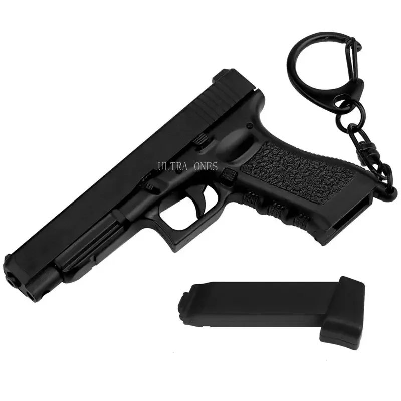Tactische pistoolvorm sleutelhanger Mini draagbare decoraties Afneembaar realistisch model G34 sleutelhanger sleutelhanger Ring Trend speelgoed cadeau - imagen 5