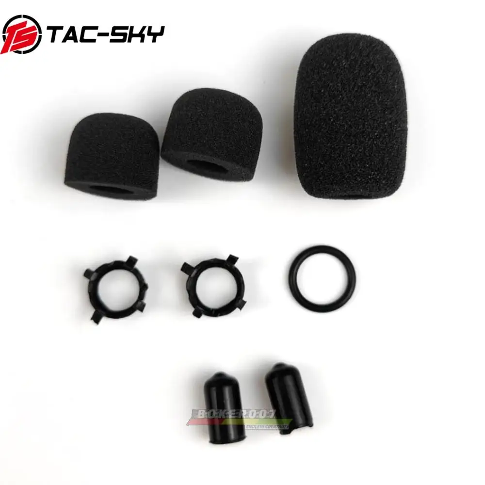 Tac-sky Comtac III C3 C2 captación Cancelación de ruido auriculares tácticos micrófono esponja accesorios de repuesto - imagen 2
