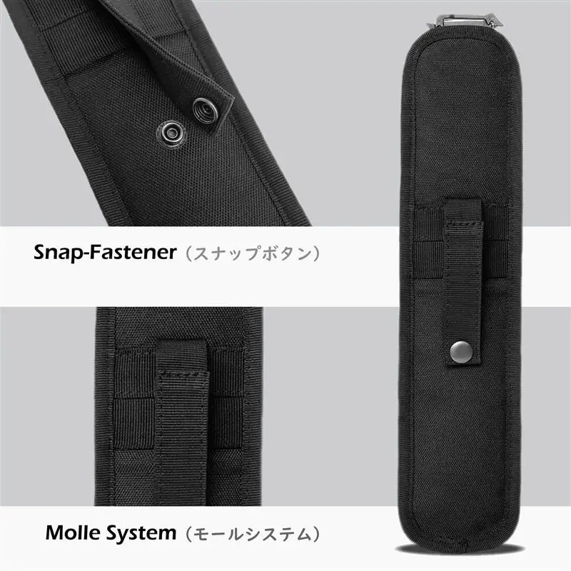 AQzxdc Bolsa táctica de administrador Molle, bolsa militar MOLLE, bolsas de cintura tácticas compactas multiusos horizontales, bolsa de utilidad - imagen 5