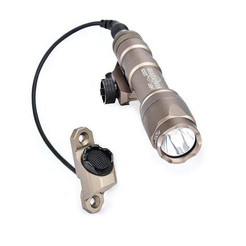 WADSN M300 M600 linterna Surefir luz exploradora táctica Mod botón M300A LED Airsoft Rifle caza interruptor remoto para Mlok Keymod - imagen 3