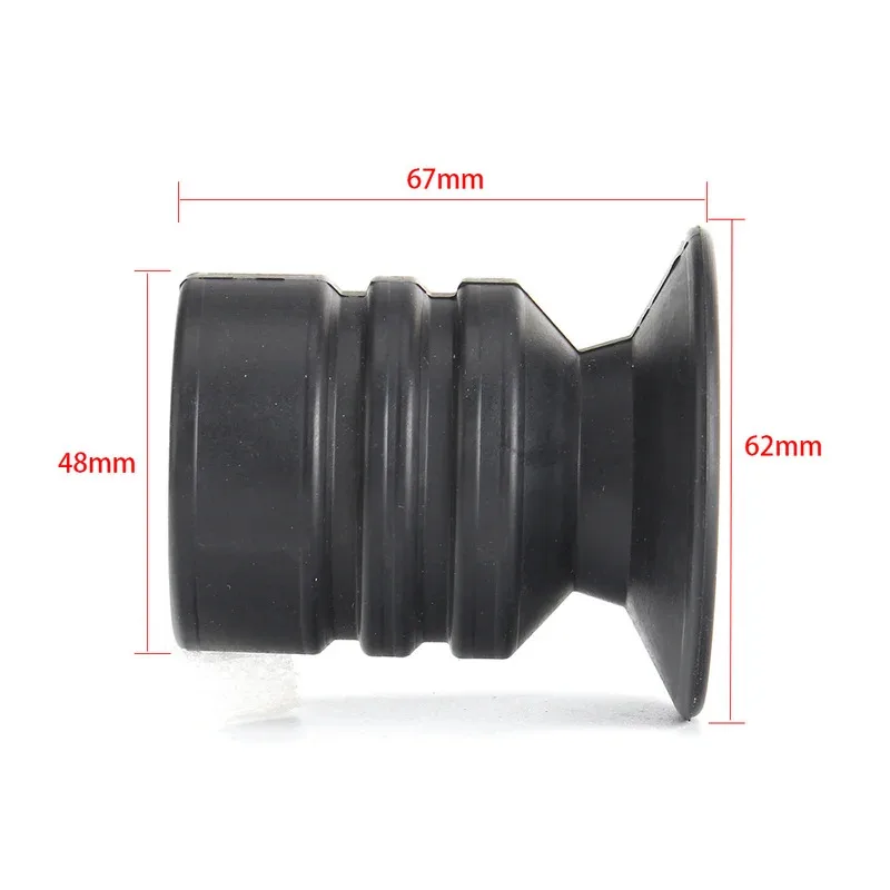 Cubierta de goma táctica, extensor protector de lente de alcance, óptica ocular de retroceso, accesorio de tapa protectora de puerta - imagen 2