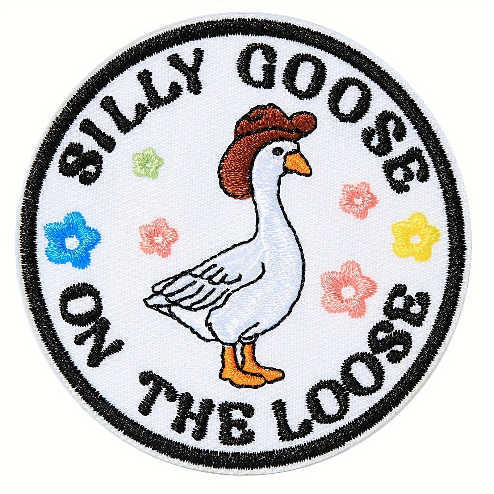 Parche velcro bordado para MOLLE Silly Goose animal lindo DIY - imagen 4
