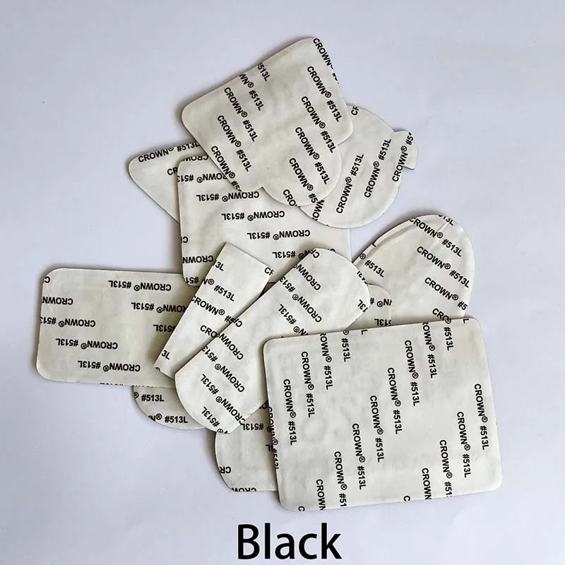 5 uds., 11 uds/insignia de tela con apliques negros, parche adhesivo, letras 'Club, parches autoadhesivos bordados deportivos para ropa, chaqueta - imagen 3