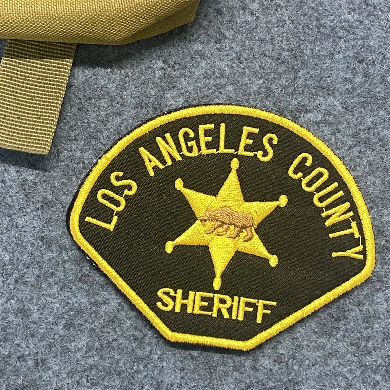 Parche bordado de SHERIFF de EE. UU., apliques para ropa, identificación de seguridad, insignia de disfraz, gancho y lazo, brazalete, parches de mochila - imagen 5