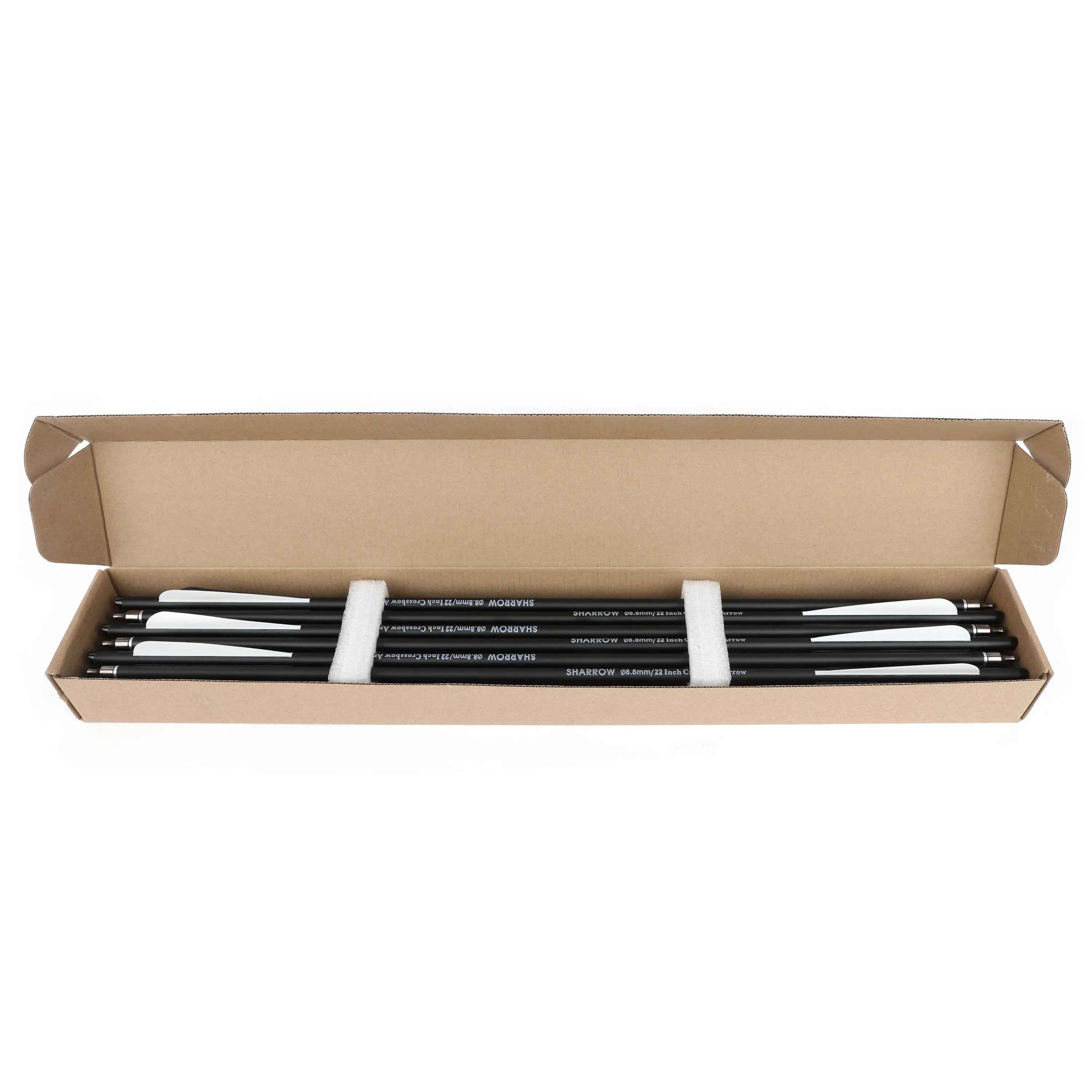 Tiro con arco flechas de carbono mezcladas 16 "17" 18 "20" 21 "22" pernos de ballesta 6/12 Uds arco caza al aire libre tiro objetivo flechas de carbono - imagen 5