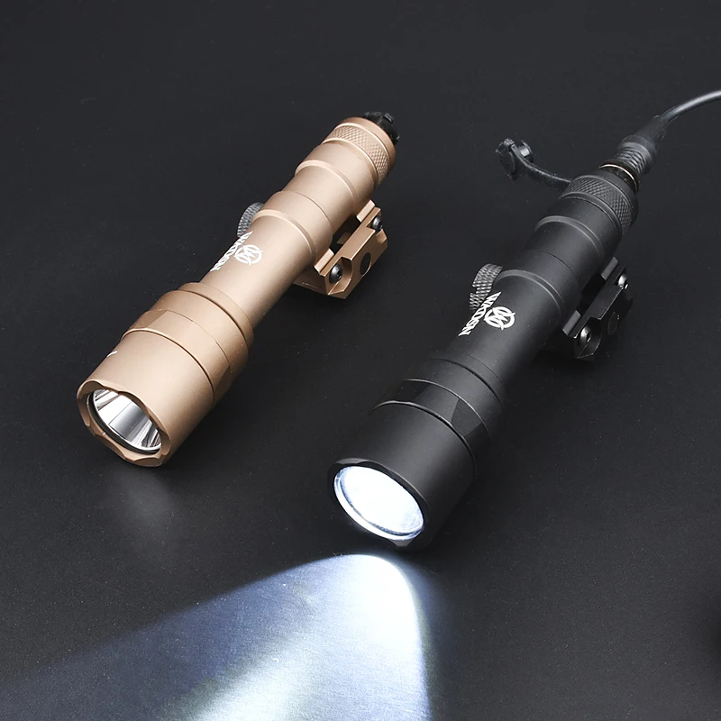 WADSN-linterna táctica Airsoft M600 M600U, montaje MLOK de 20MM, Base KEYMOD, arma, arma, caza, explorador, luz LED blanca - imagen 5