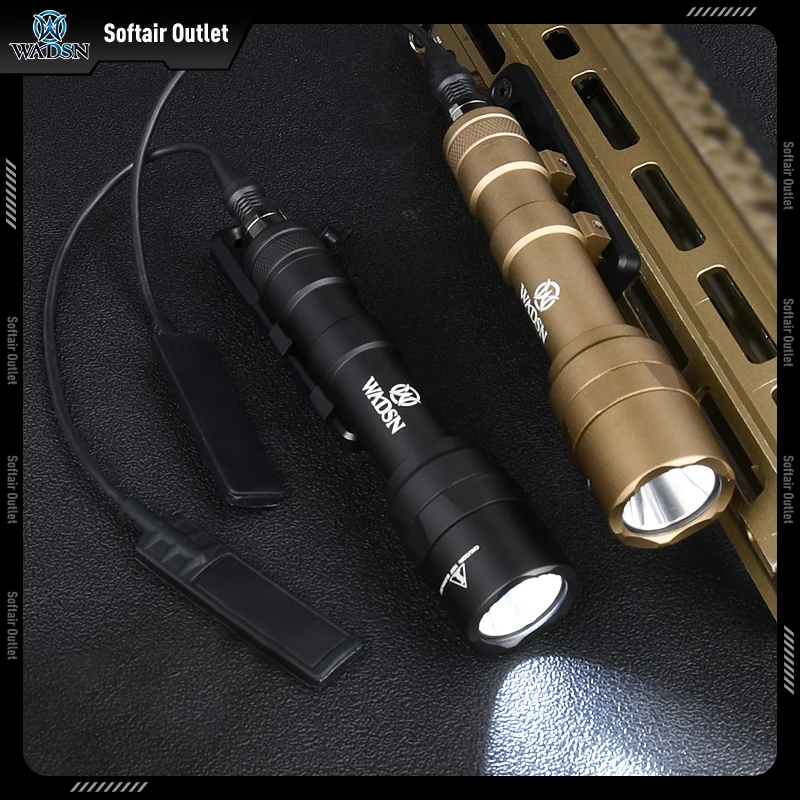 Wadsn linterna táctica M600U para caza, Airsof Surfire M600, Base compatible con Mlok Keymod - imagen 3