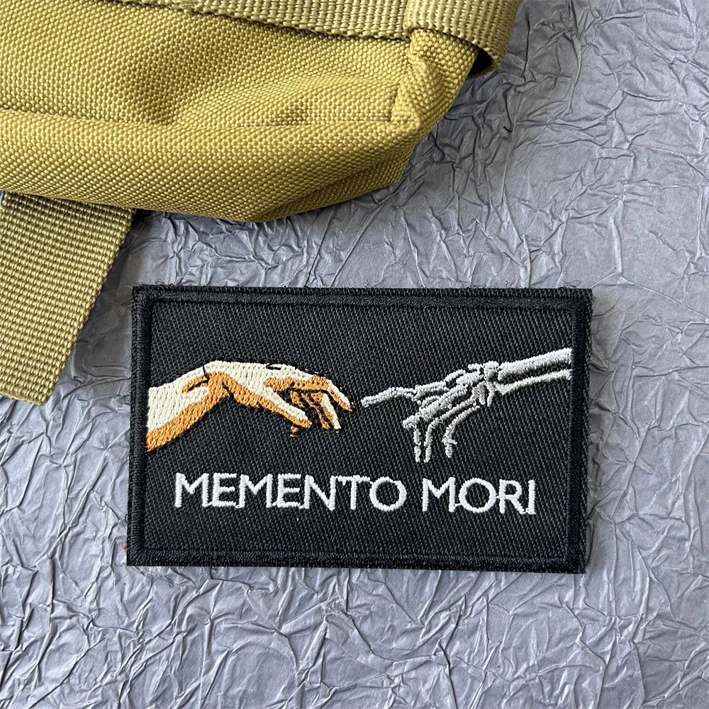 parches velcro mochila tácticos de bordados Parche de Velcros con cita divertida de Meme, juego templario negro de Warhammer 40K, insignia bordada con gancho y bucle de moral para mochila táctica Molle, chaquetas - imagen 2
