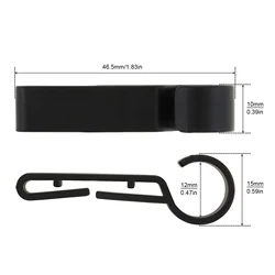 Clips de plástico para casco duro – Montaje fácil de accesorios