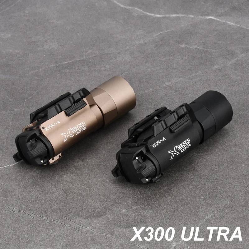 Surefir táctico X300 X300U Ultra X300V XH35 pistola de Metal luz LED estroboscópica compatible con riel de 20mm arma Airsoft linterna de caza - imagen 4