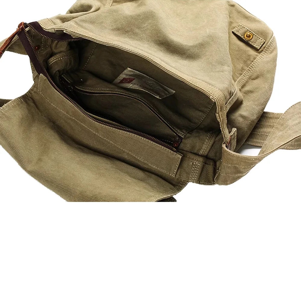 Bolso de lona Retro para hombre y mujer, bolsa pequeña de almacenamiento de locomotora americana, A la moda, Simple - imagen 4