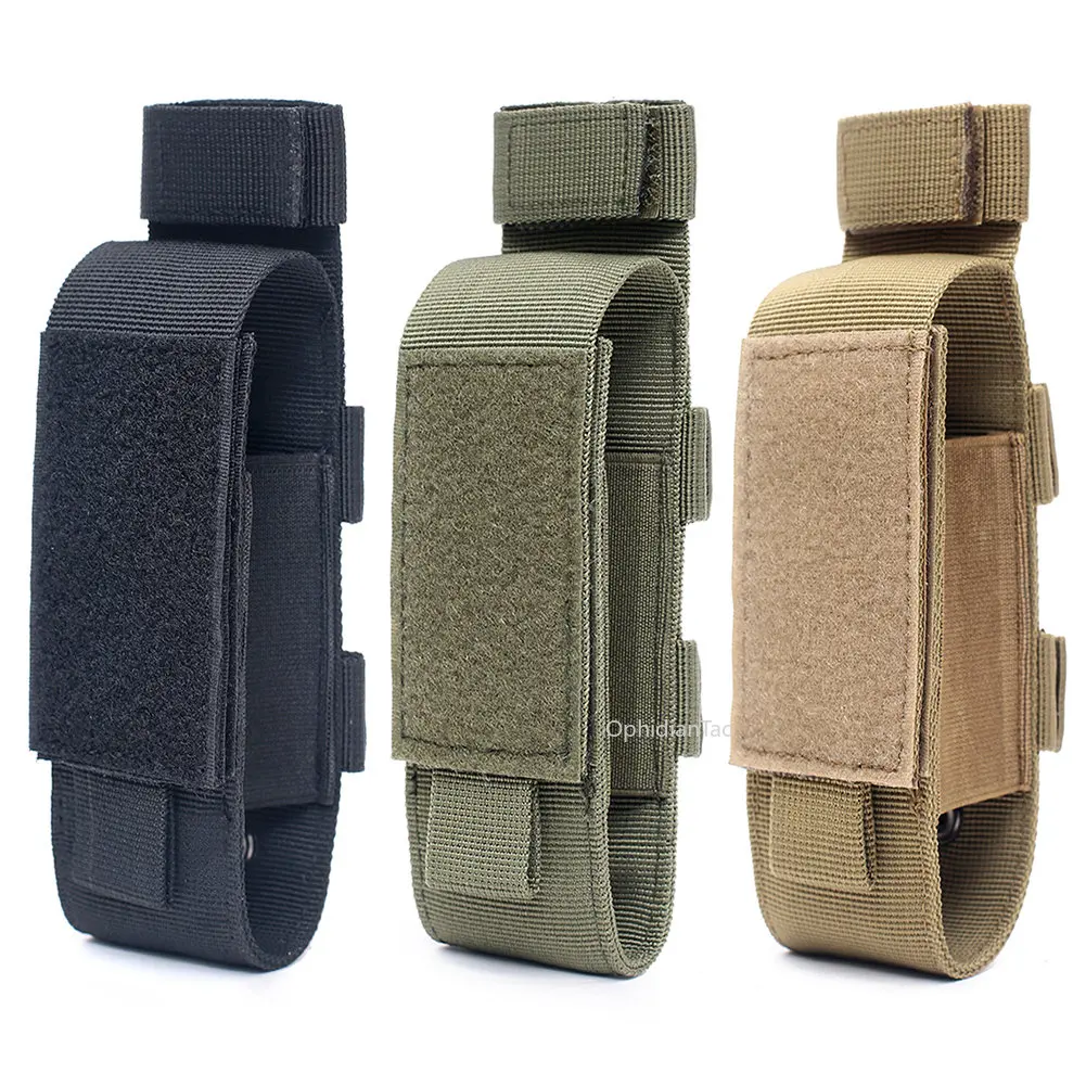 MOLLE-bolsa de torniquete de nailon, soporte para tijeras de trauma, bolsa de almacenamiento EMT, bolsa para cinturón EDC, funda para linterna, tijera médica, bolsa Molle - imagen 2