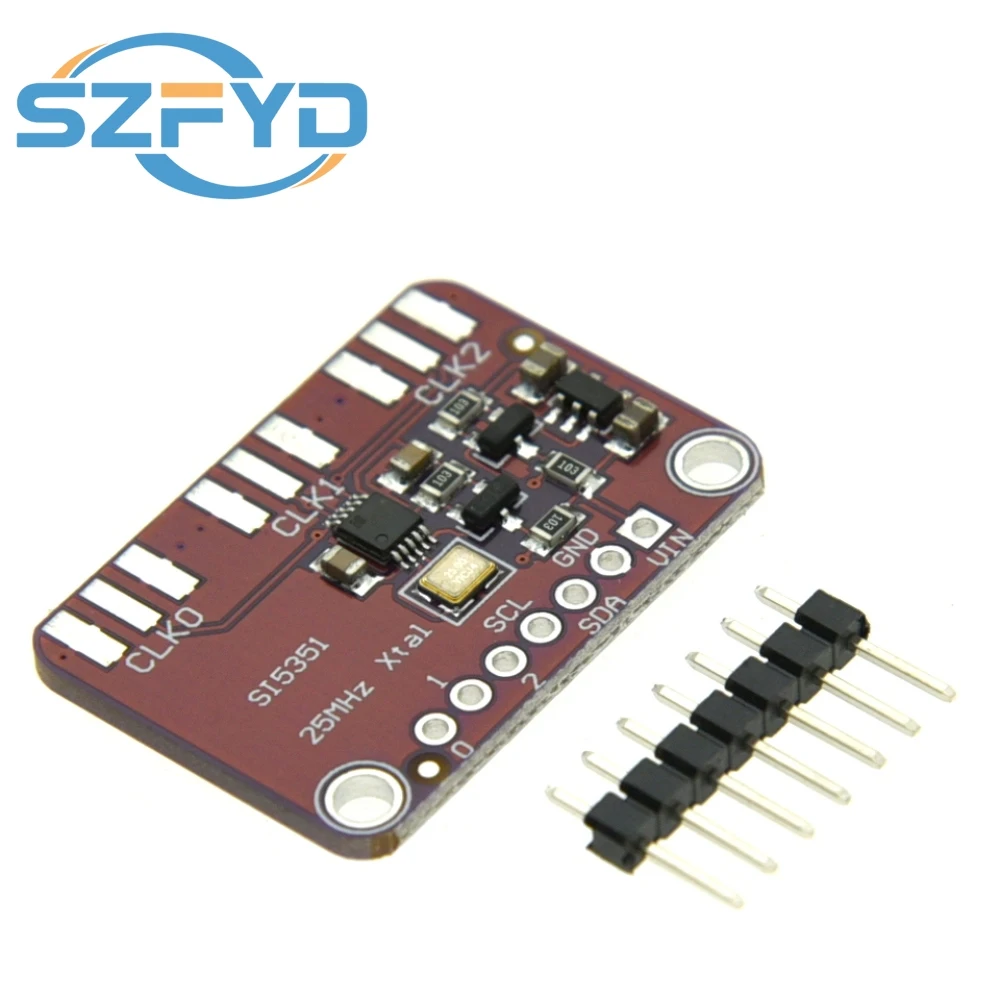 DC 3V-5V Si5351A Si5351 I2C generador de reloj módulo de placa de ruptura generador de señal reloj 8KHz-160MHz - imagen 3