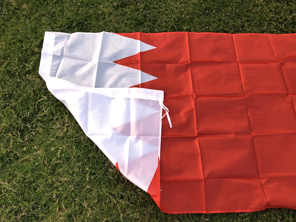 SKY FLAG-Bandera Nacional de Bahréin para decoración del hogar, cartel colgante de poliéster, 90x150cm - imagen 4
