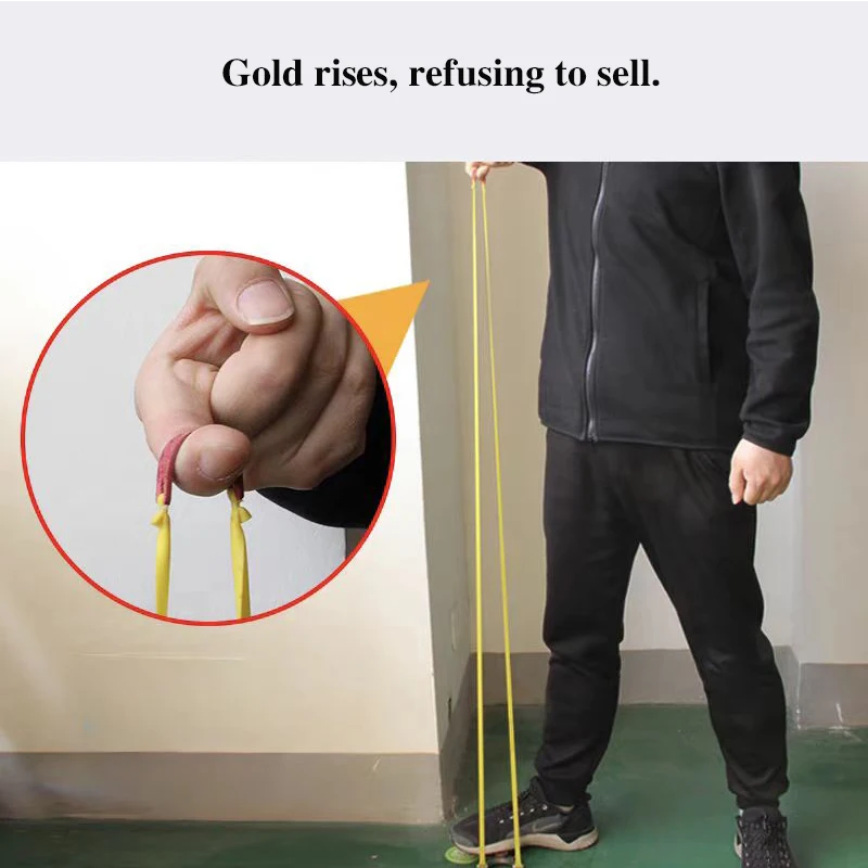 Banda de goma plana de 0,75mm de espesor para tirachinas, catapulta de caza, látex Natural, tiro elástico resistente, 10 Uds. - imagen 4