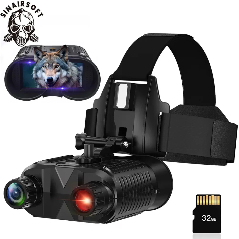 Binoculares visión nocturna 8x infrarrojo MICH para caza - imagen 2