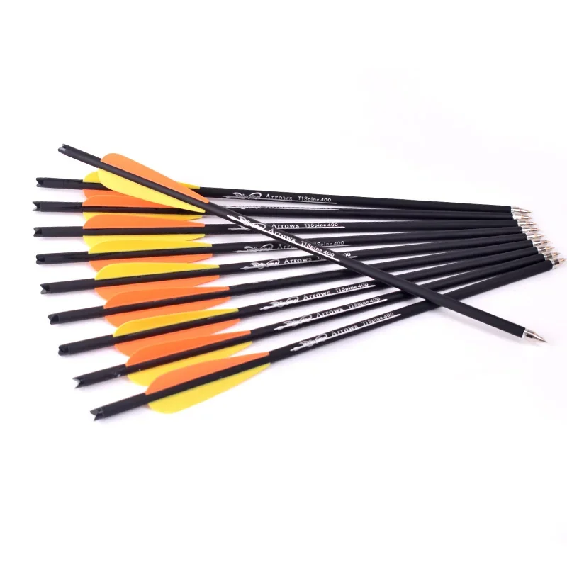 Flechas carbono para ballesta de caza 35-56 cm naranja y amarillo - imagen 4